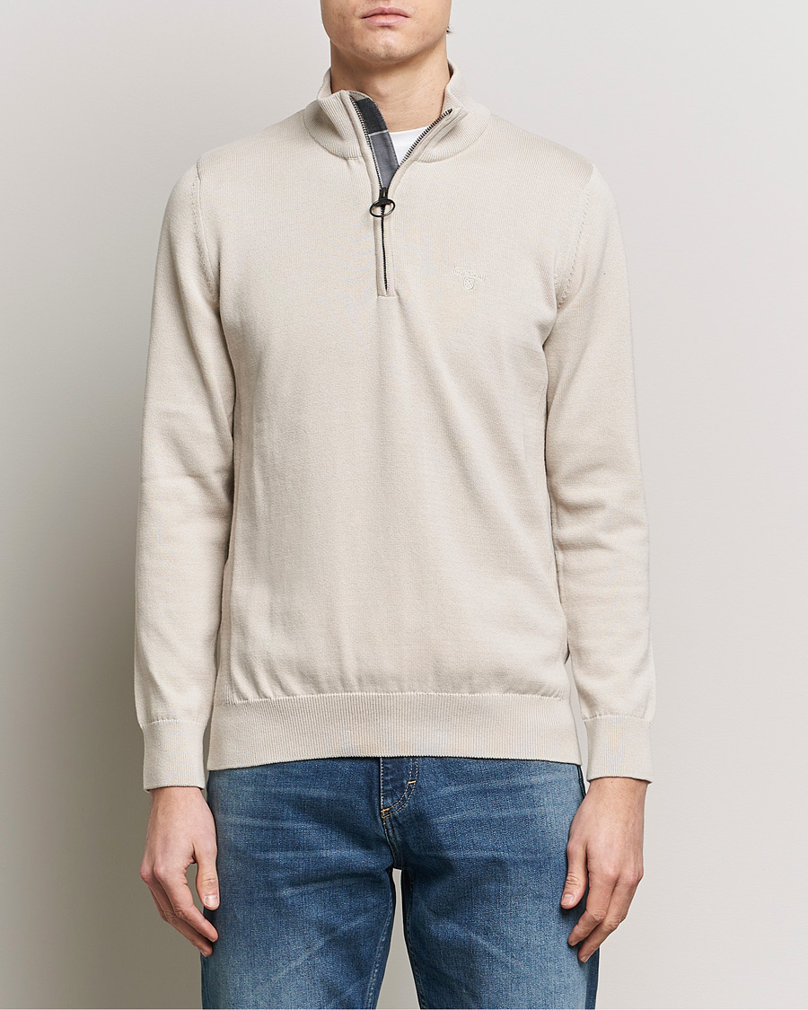 Herr | Tröjor | Barbour Lifestyle | Cotton Half Zip Jasmine