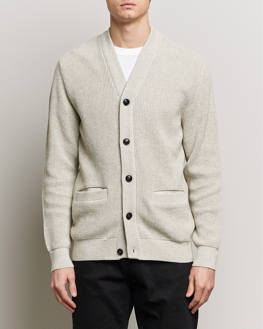 Herre | Afdelinger | Barbour Lifestyle | Howick Knitted Cotton Cardigan Whisper White