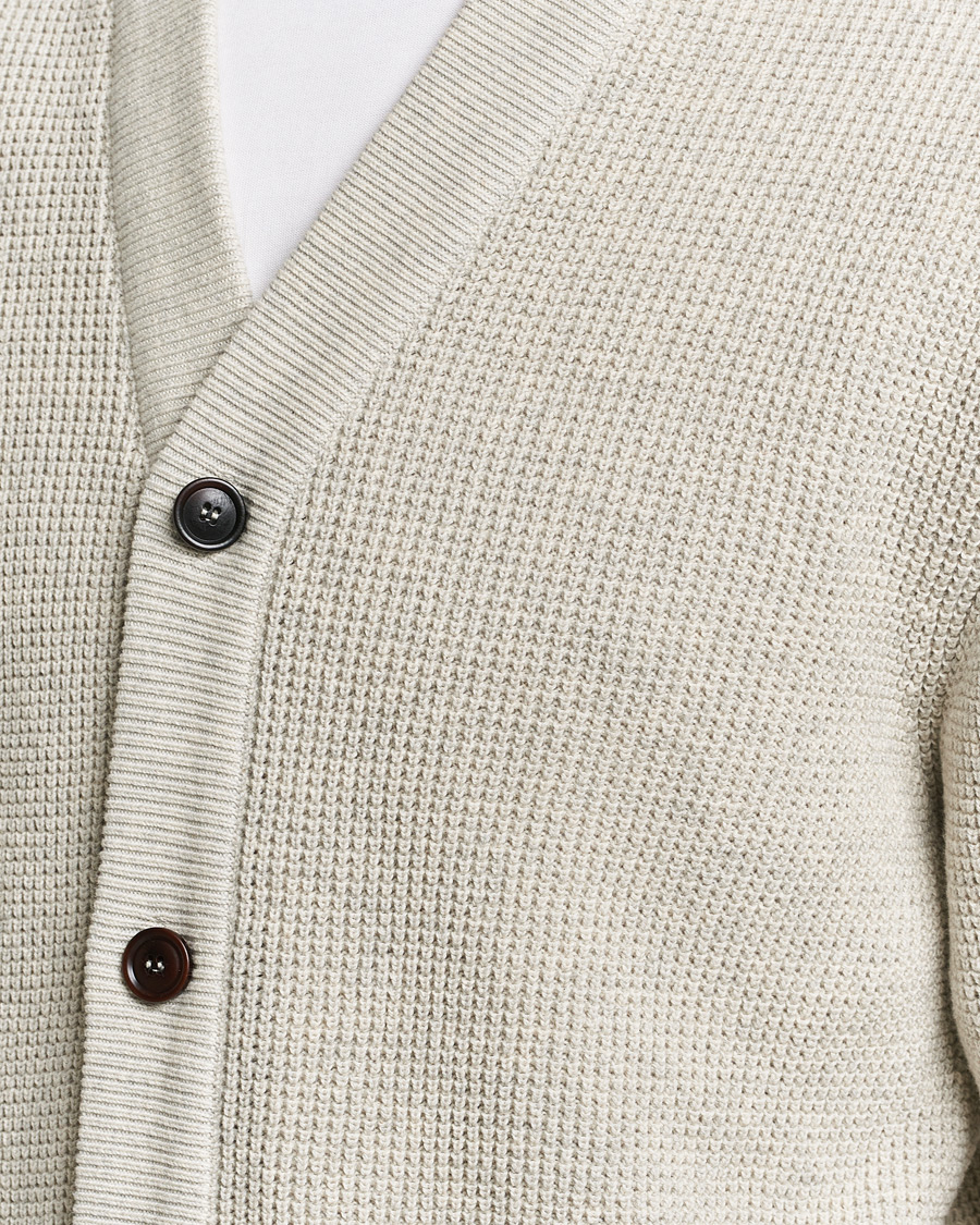 Herre | Trøjer | Barbour Lifestyle | Howick Knitted Cotton Cardigan Whisper White
