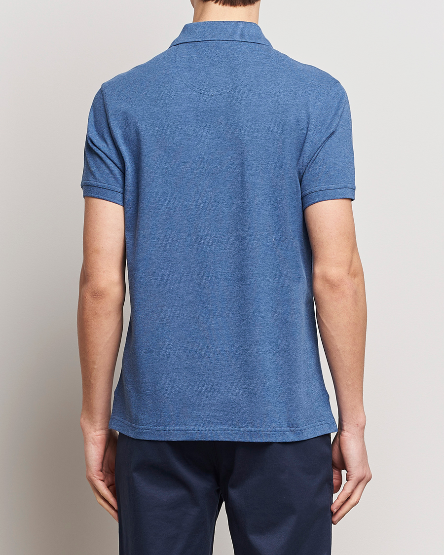 Herre | Polotrøjer | Barbour Lifestyle | Tartan Pique Polo Dark Chambray Marl
