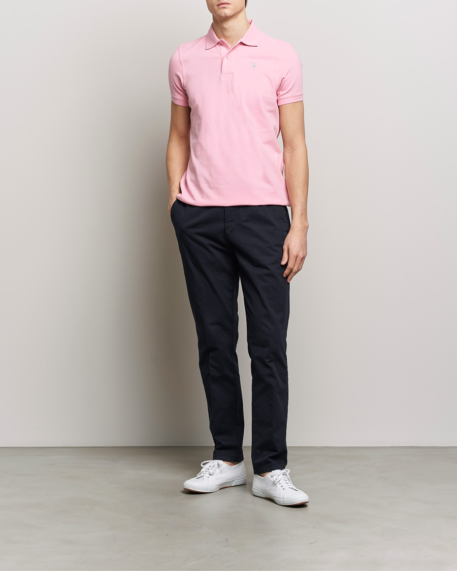 Herre | Polotrøjer | Barbour Lifestyle | Sports Polo Pink
