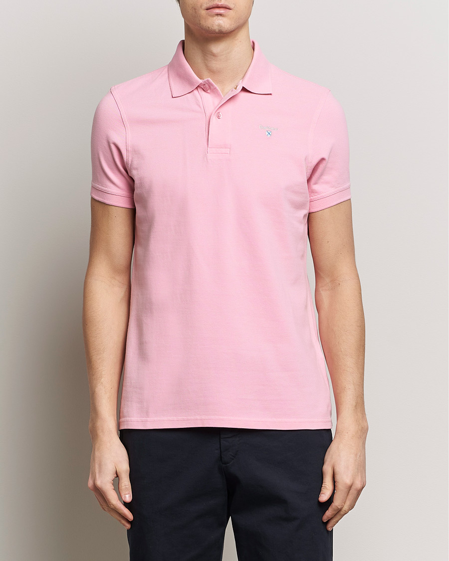 Herre | Kortærmede polotrøjer | Barbour Lifestyle | Sports Polo Pink