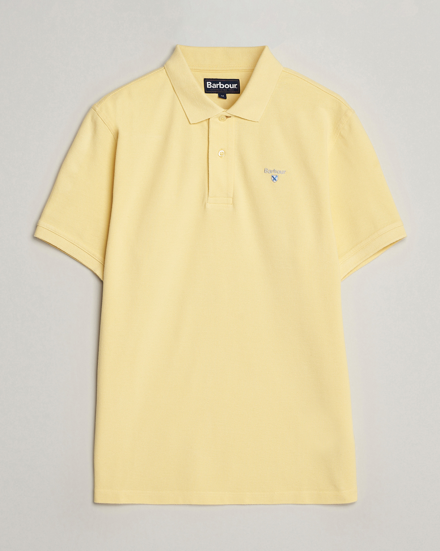 Herre | Polotrøjer | Barbour Lifestyle | Sports Polo Heritage Lemon