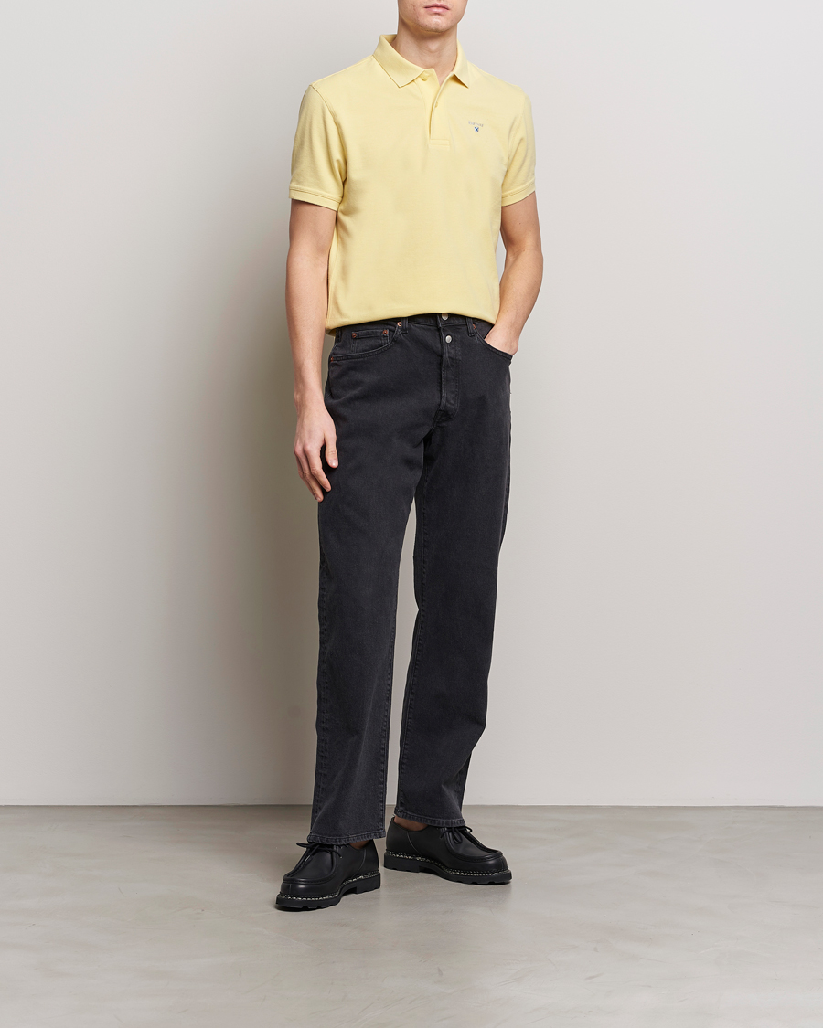 Herre | Polotrøjer | Barbour Lifestyle | Sports Polo Heritage Lemon