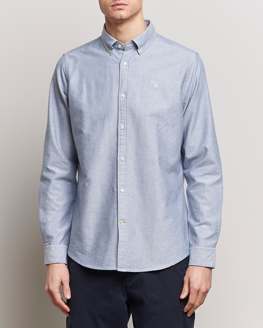 Herre | Best of British | Barbour Lifestyle | Tailored Fit Oxtown Shirt Dark Denim