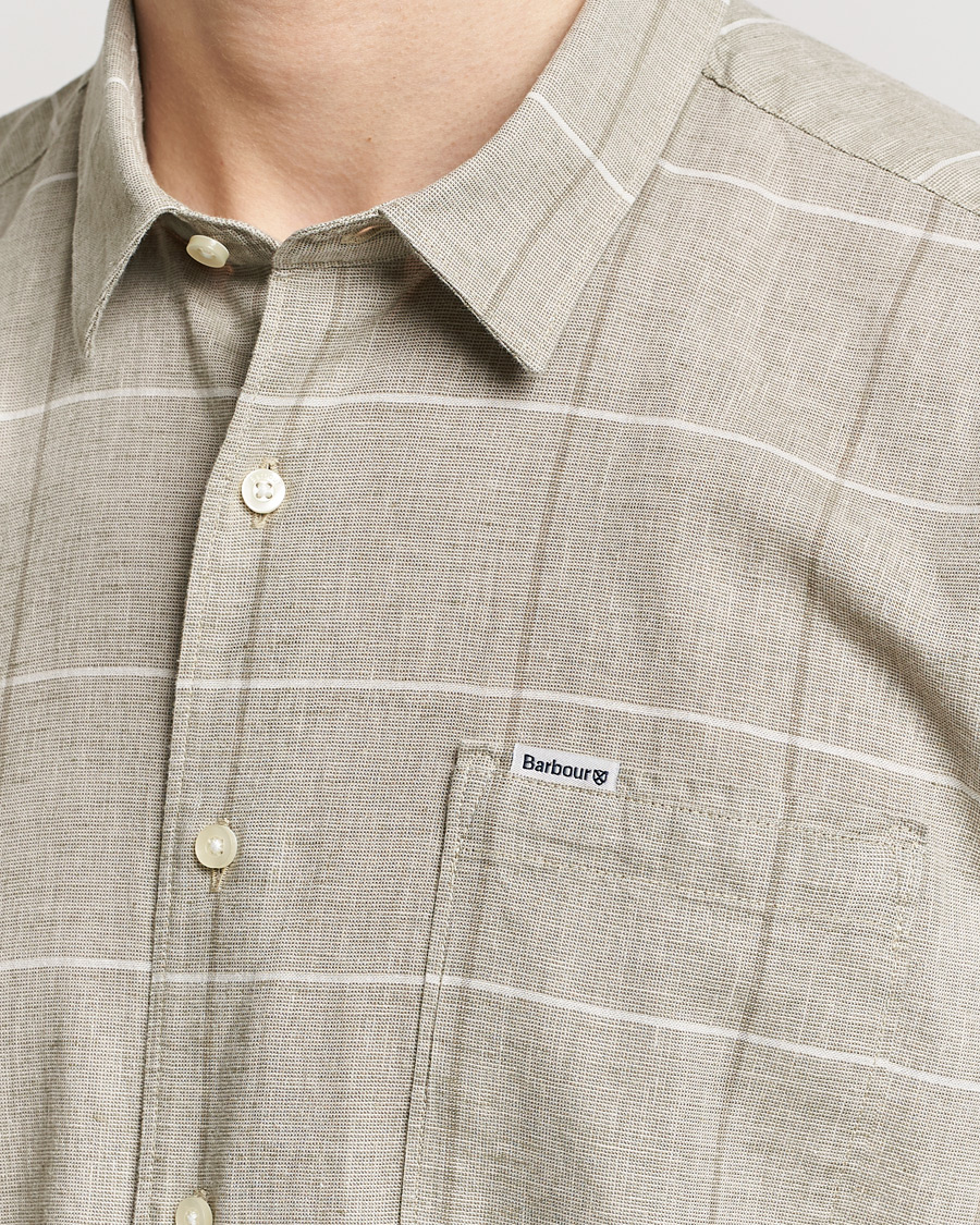 Herre | Skjorter | Barbour Lifestyle | Swaledale Short Sleeve Summer Shirt Olive
