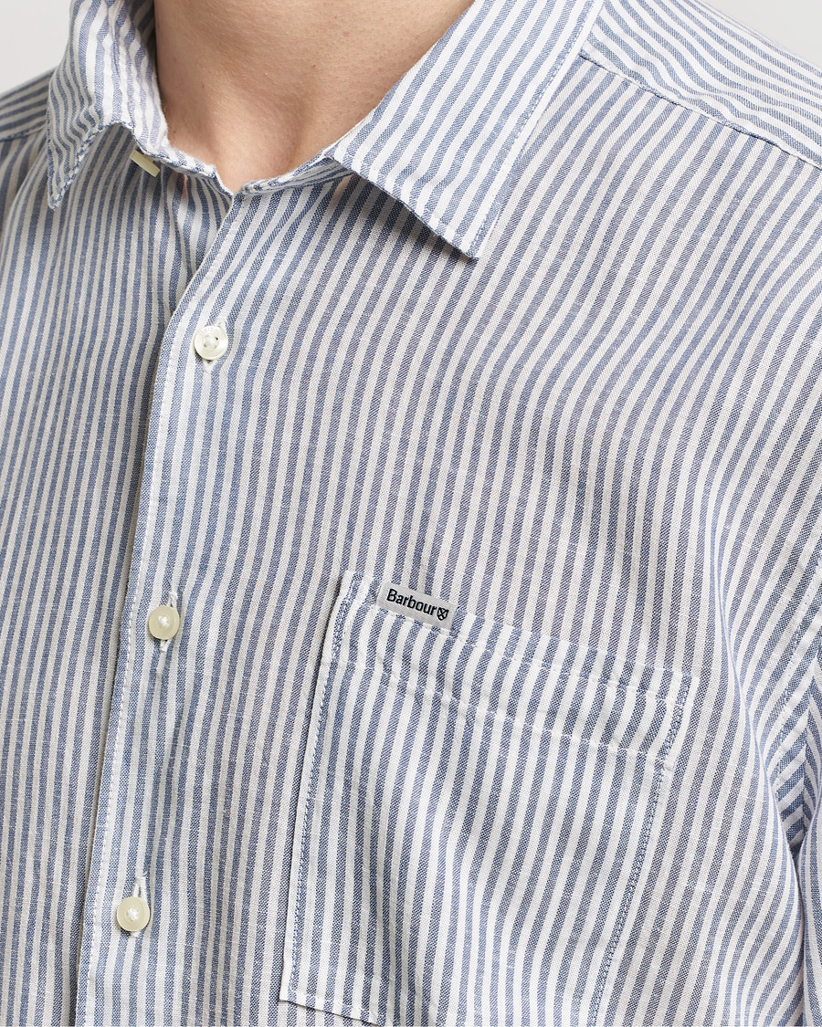 Herre | Skjorter | Barbour Lifestyle | Deerpark Short Sleeve Regular Fit Summer Shirt Navy