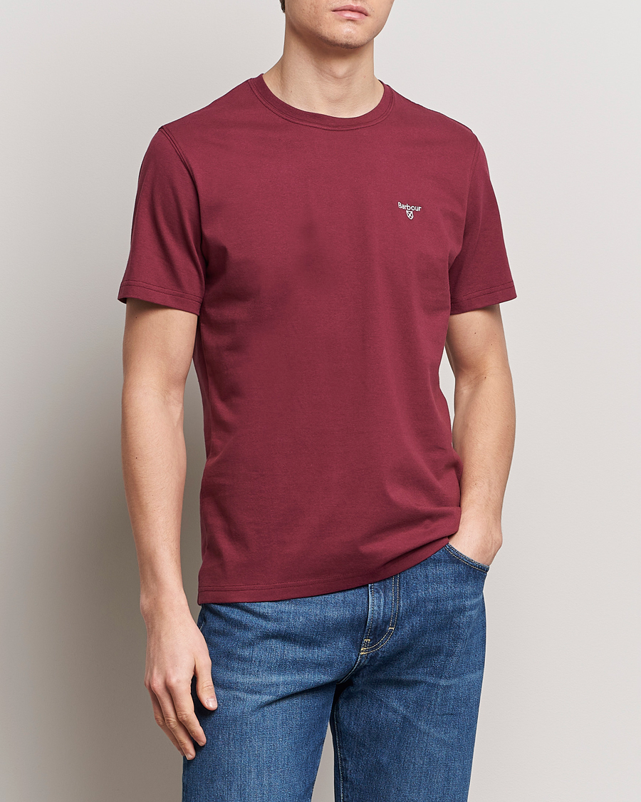 Herre | Kortærmede t-shirts | Barbour Lifestyle | Essential Sports T-Shirt Red