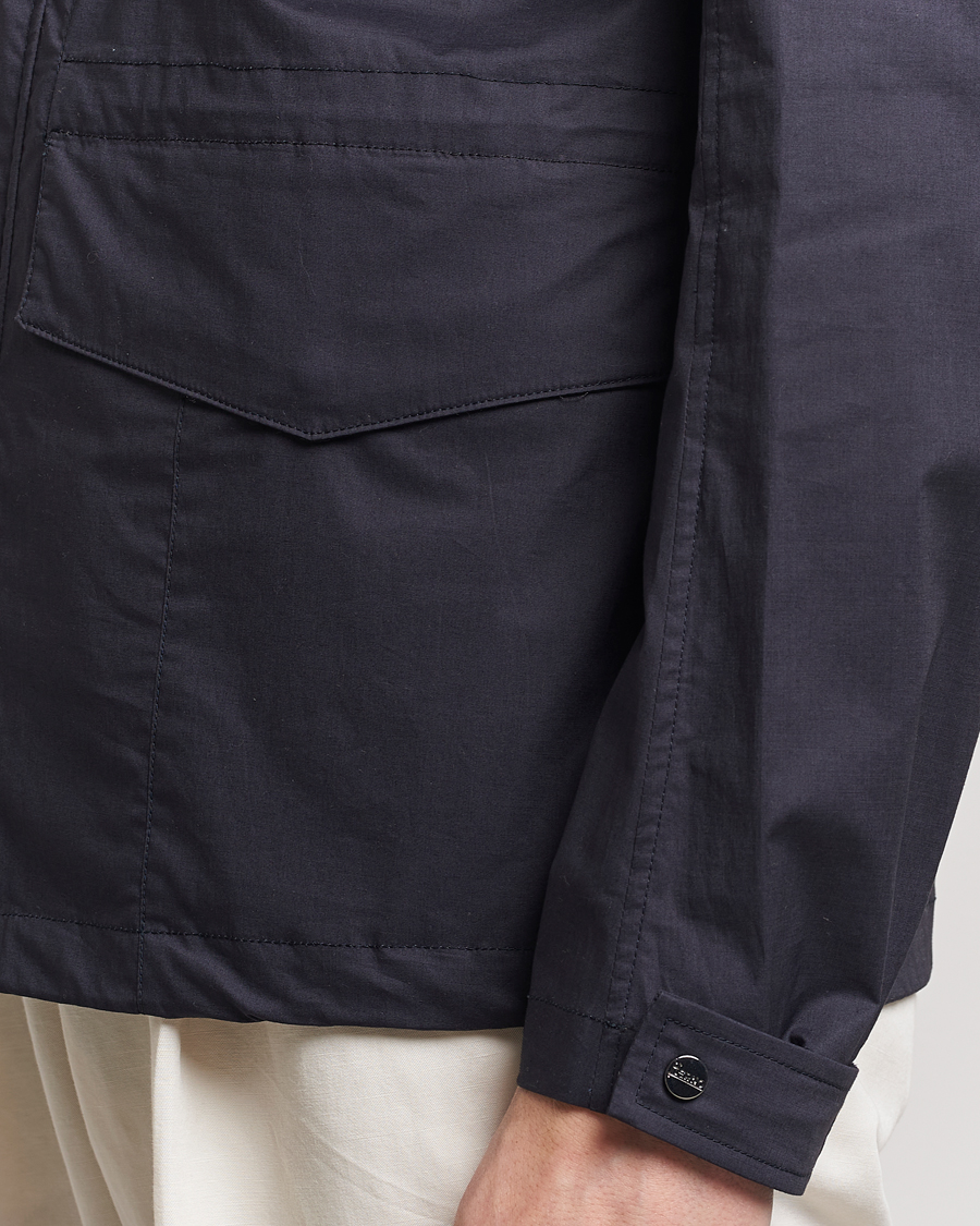 Herre | Jakker | Herno | Lightwieght Cotton Field Jacket Navy
