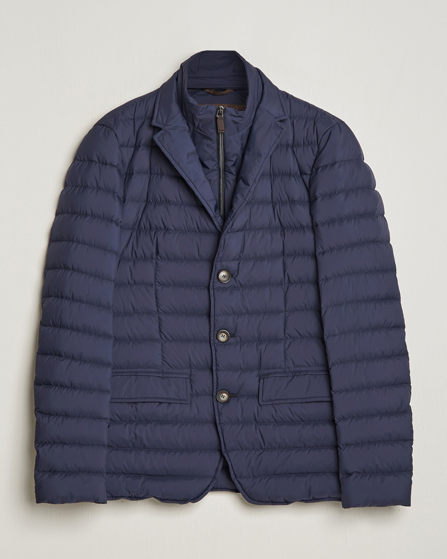 Herre | Jakker | Herno | Nuage Matt Nylon Blazer Navy