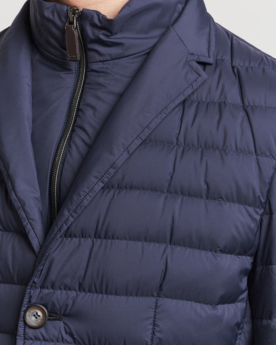 Herre | Jakker | Herno | Nuage Matt Nylon Blazer Navy