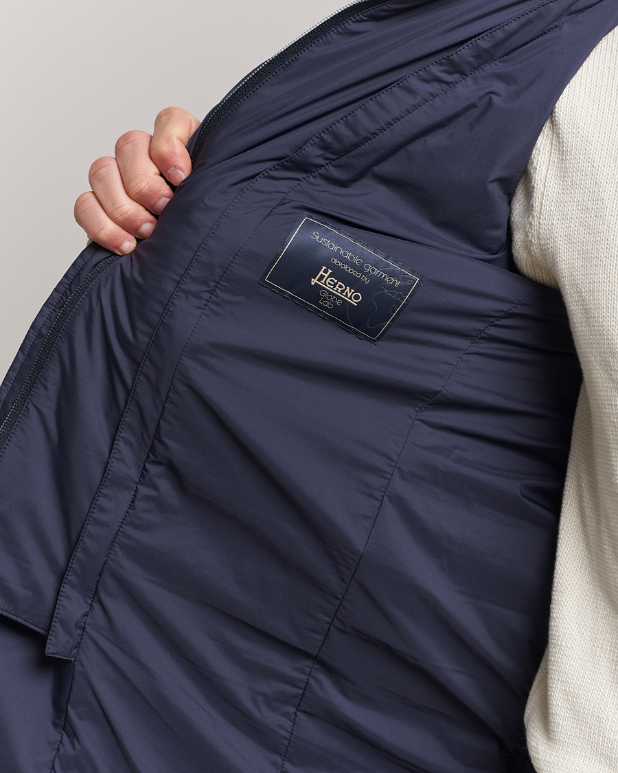 Herre | Jakker | Herno | Nuage Matt Nylon Blazer Navy