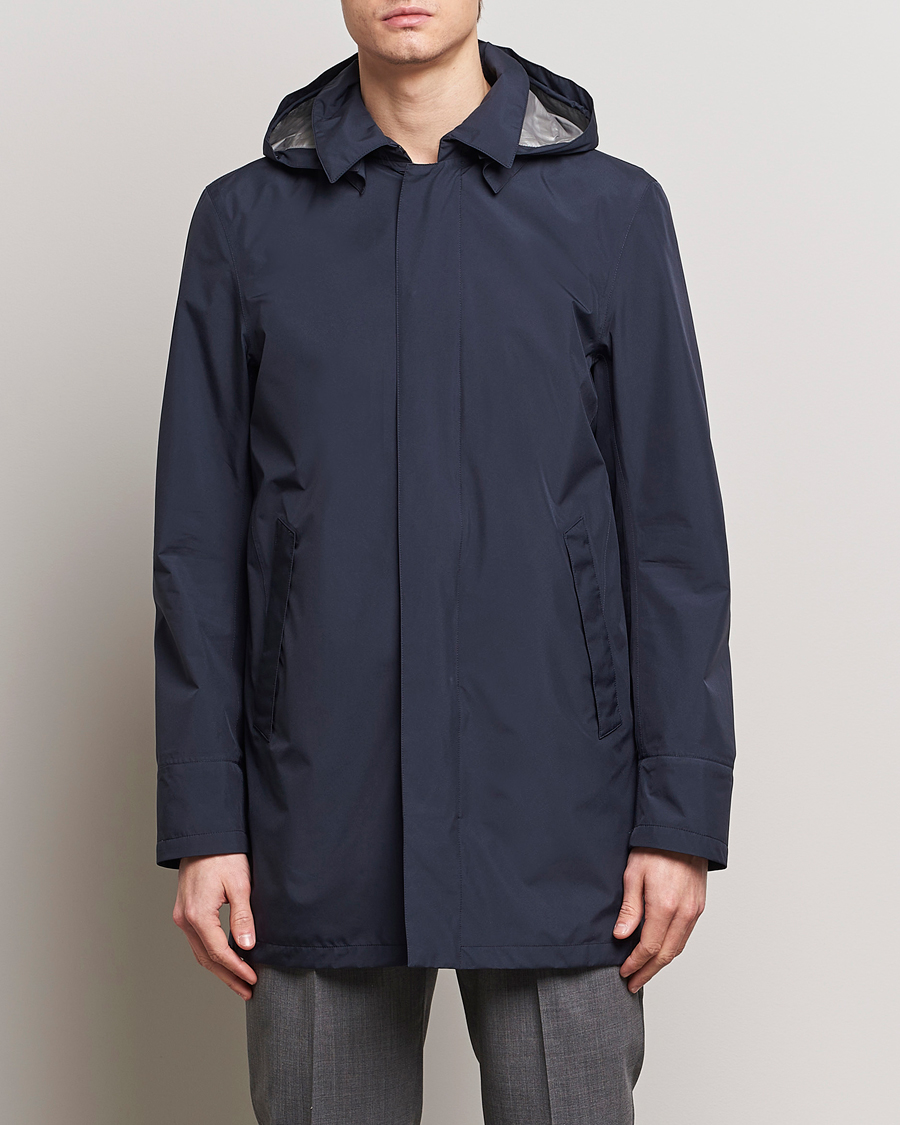 Herre | Forårsjakker | Herno | Laminar Waterproof Coat Navy