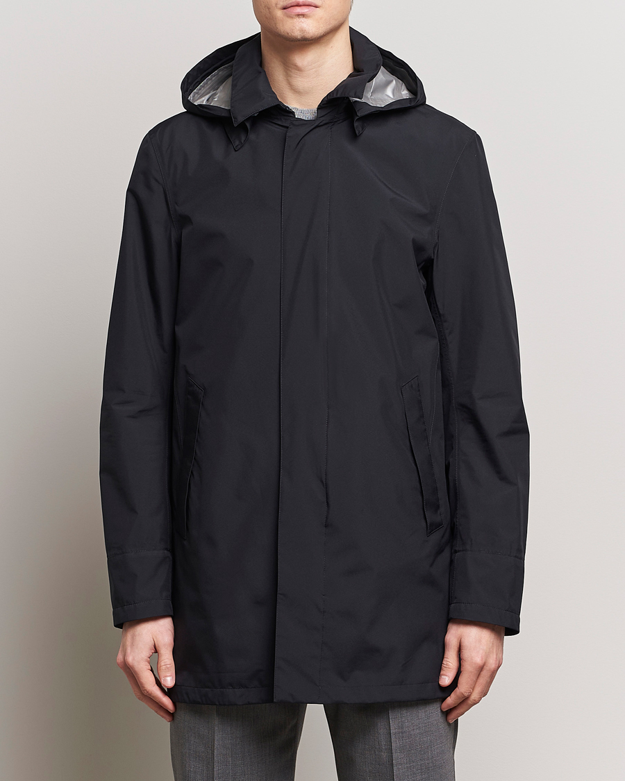 Herre | Forårsjakker | Herno | Laminar Waterproof Coat Black