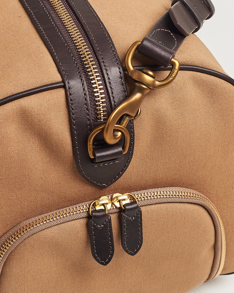 Herre | Polo Ralph Lauren Canvas/Leather Dufflebag Tan | Polo Ralph Lauren | Canvas/Leather Dufflebag Tan