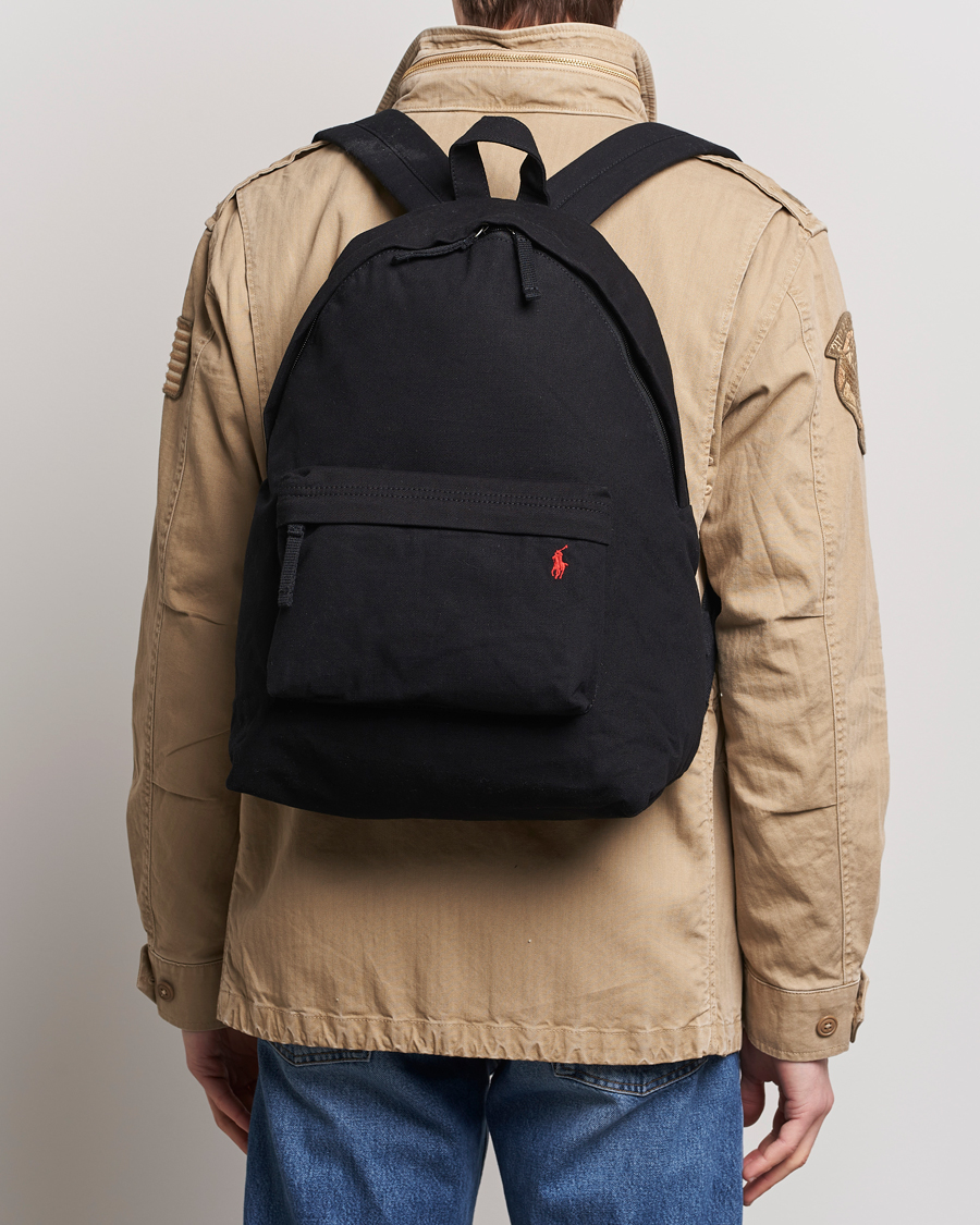 Herre | Rygsække | Polo Ralph Lauren | Canvas Backpack Polo Black