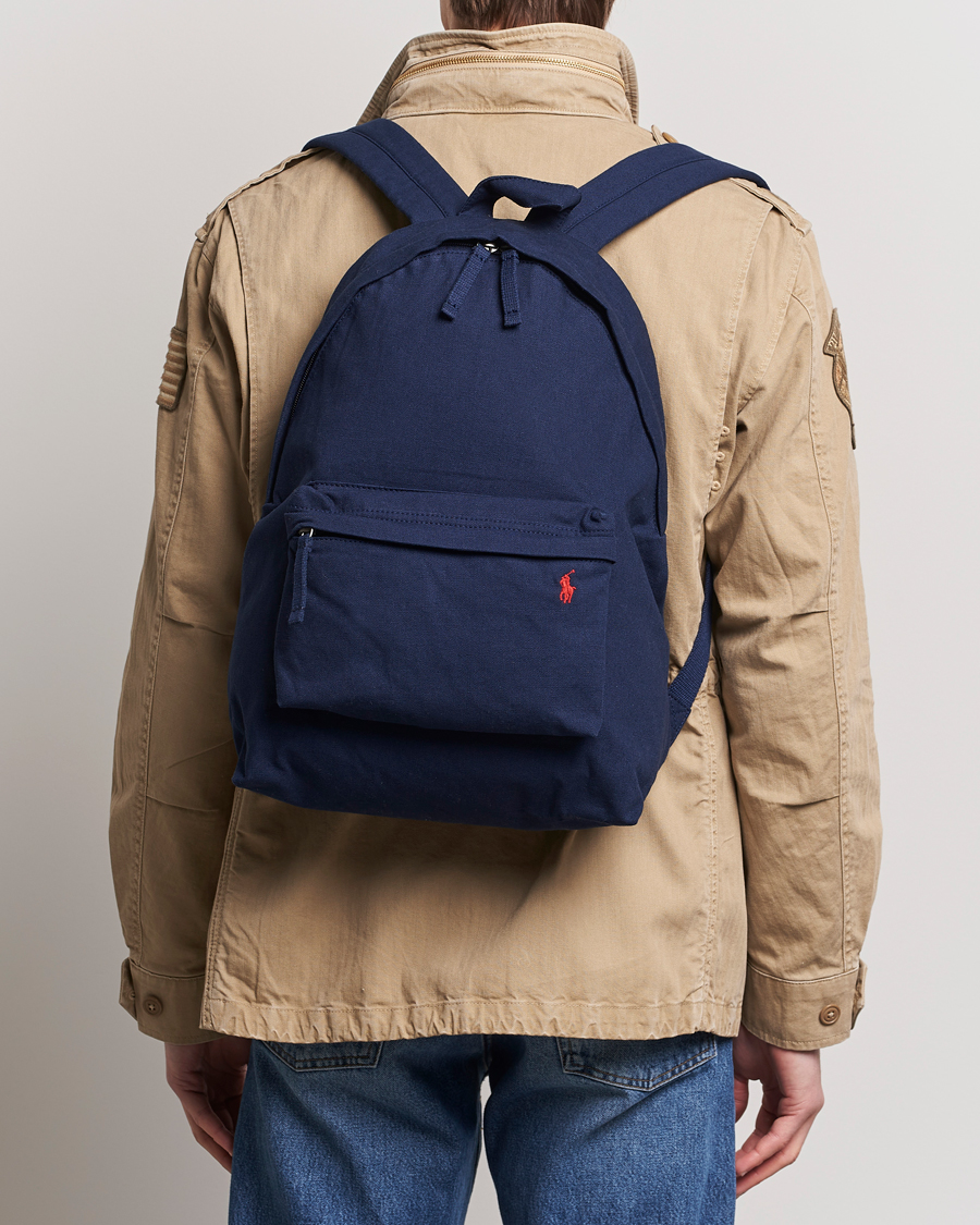 Herre | Polo Ralph Lauren Canvas Backpack Newport Navy | Polo Ralph Lauren | Canvas Backpack Newport Navy