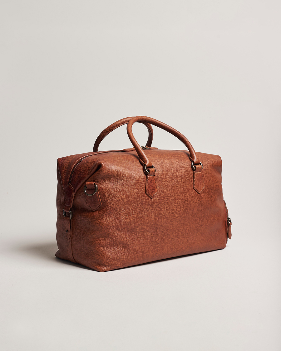 Herr |  | Polo Ralph Lauren | Pebbled Leather Dufflebag Saddle Brown