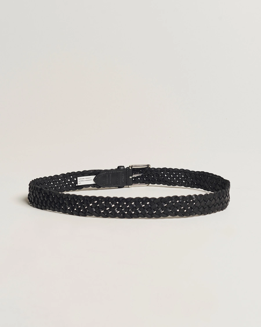 Herre | Bælter | Polo Ralph Lauren | Braided Leather Belt Black