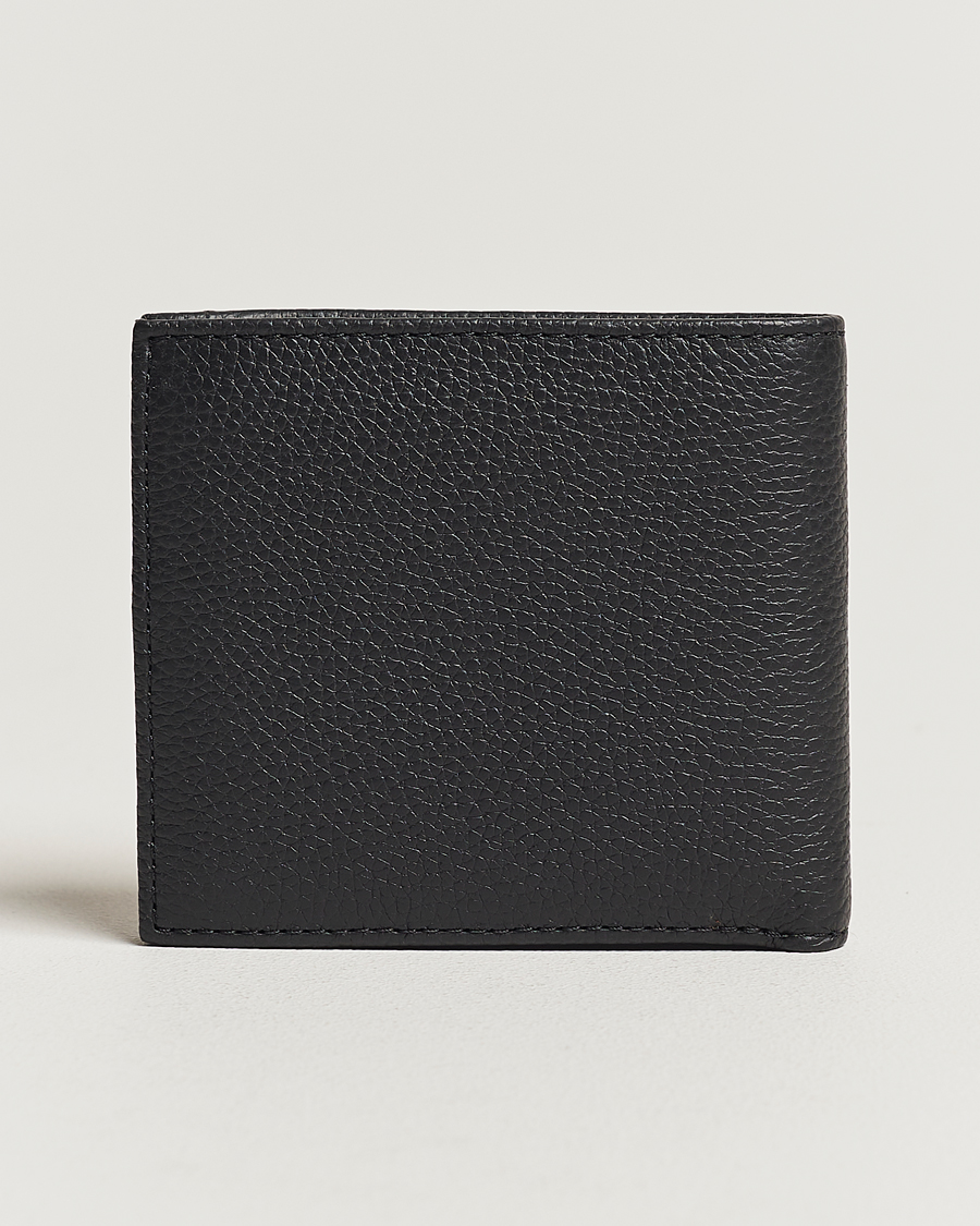Herre | Polo Ralph Lauren Pebbled Leather Billfold Wallet Black | Polo Ralph Lauren | Pebbled Leather Billfold Wallet Black