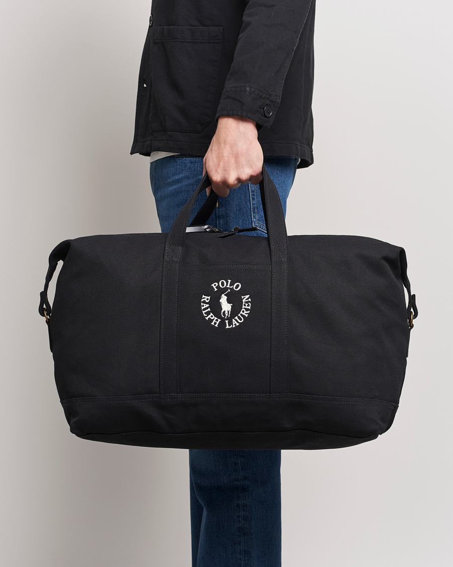 Herre | Vesker | Polo Ralph Lauren | Canvas Logo Dufflebag Black