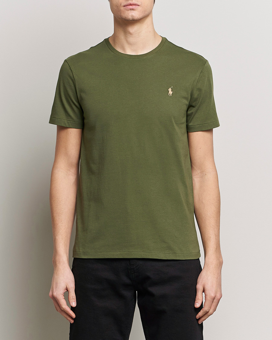 Herre | Kortærmede t-shirts | Polo Ralph Lauren | Crew Neck T-Shirt Dark Sage