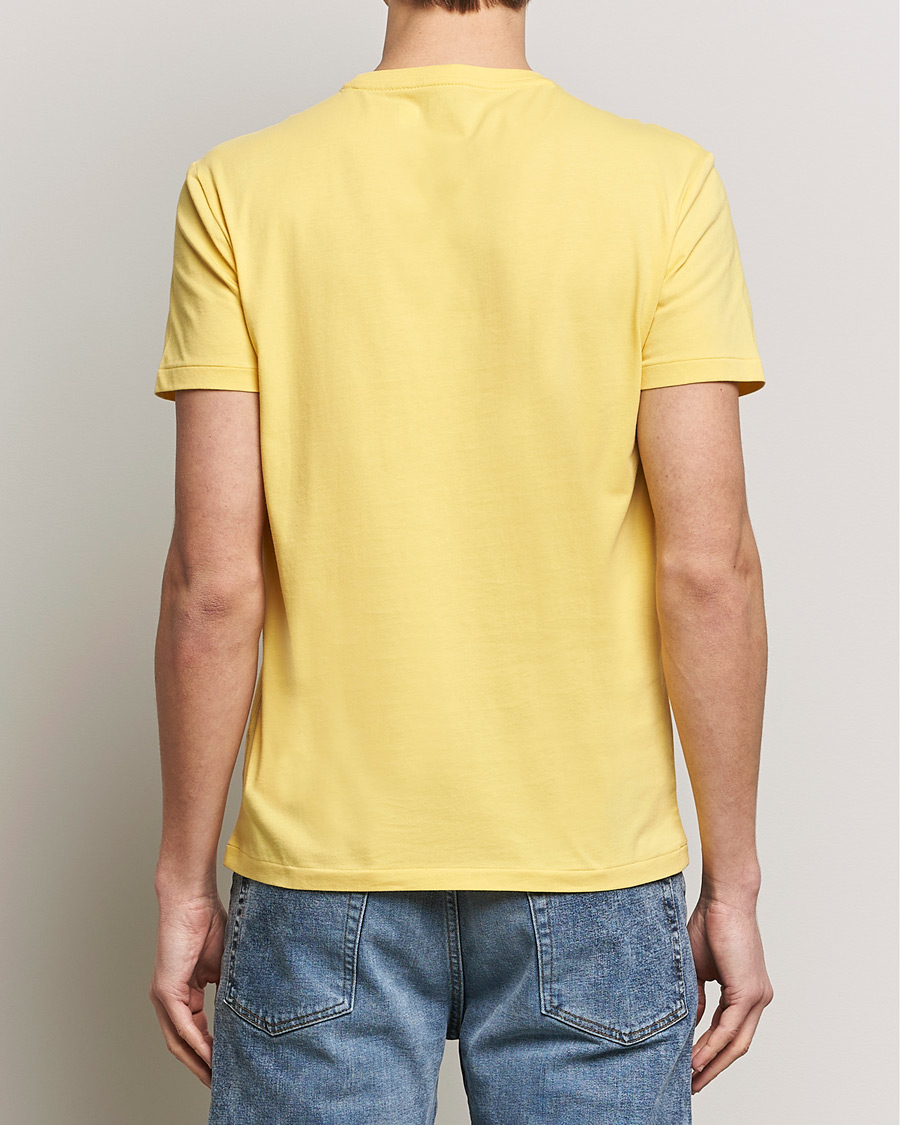 Herre | T-Shirts | Polo Ralph Lauren | Crew Neck T-Shirt Oasis Yellow