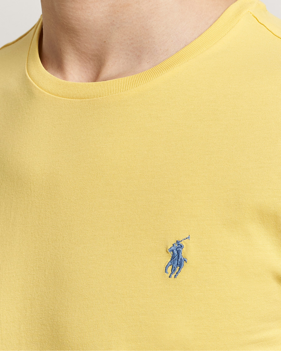 Herre | T-Shirts | Polo Ralph Lauren | Crew Neck T-Shirt Oasis Yellow
