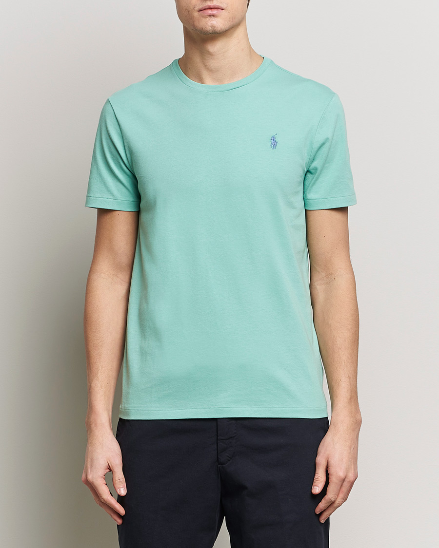 Herre | T-Shirts | Polo Ralph Lauren | Crew Neck T-Shirt Celadon