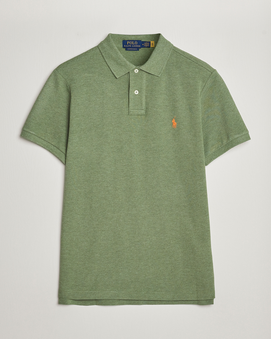 Herre |  | Polo Ralph Lauren | Custom Slim Fit Polo Cargo Green Heather