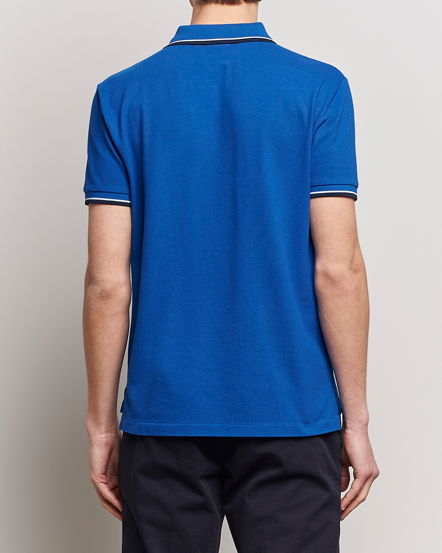 Herre | Polotrøjer | Polo Ralph Lauren | Custom Slim Fit Tipped Polo Heritage Blue