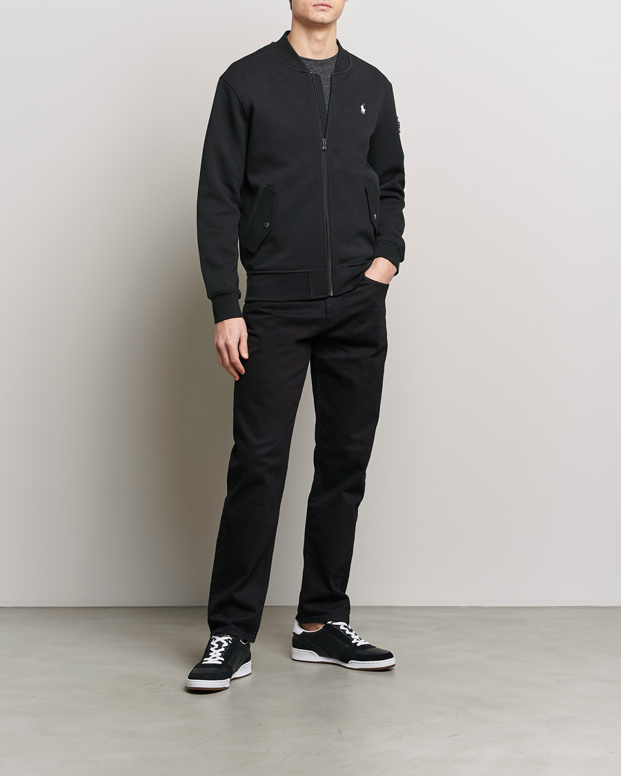 Herre | Trøjer | Polo Ralph Lauren | Bomber Full-Zip Sweatshirt Polo Black