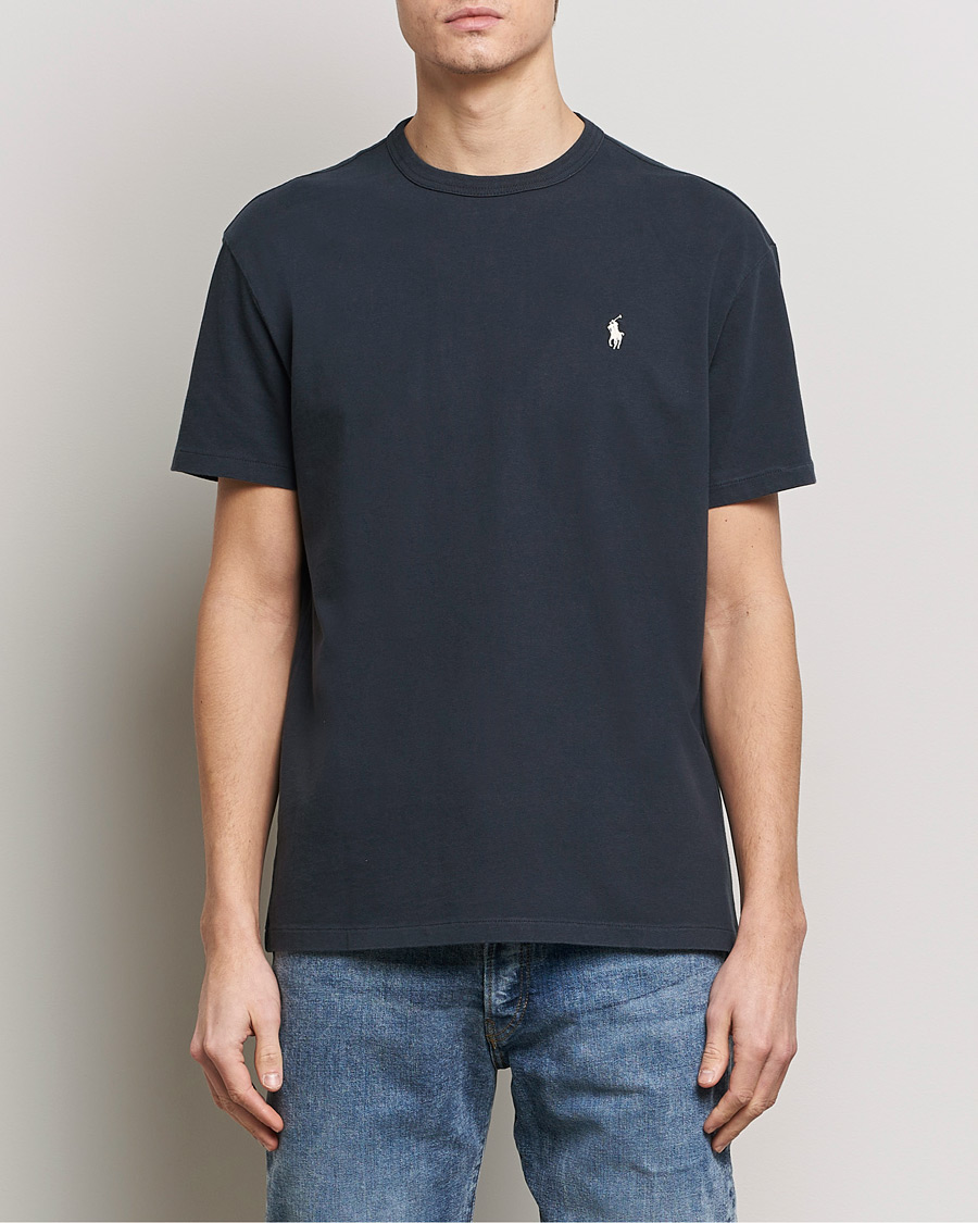 Herre | T-Shirts | Polo Ralph Lauren | Loopback Crew Neck T-Shirt Faded Black