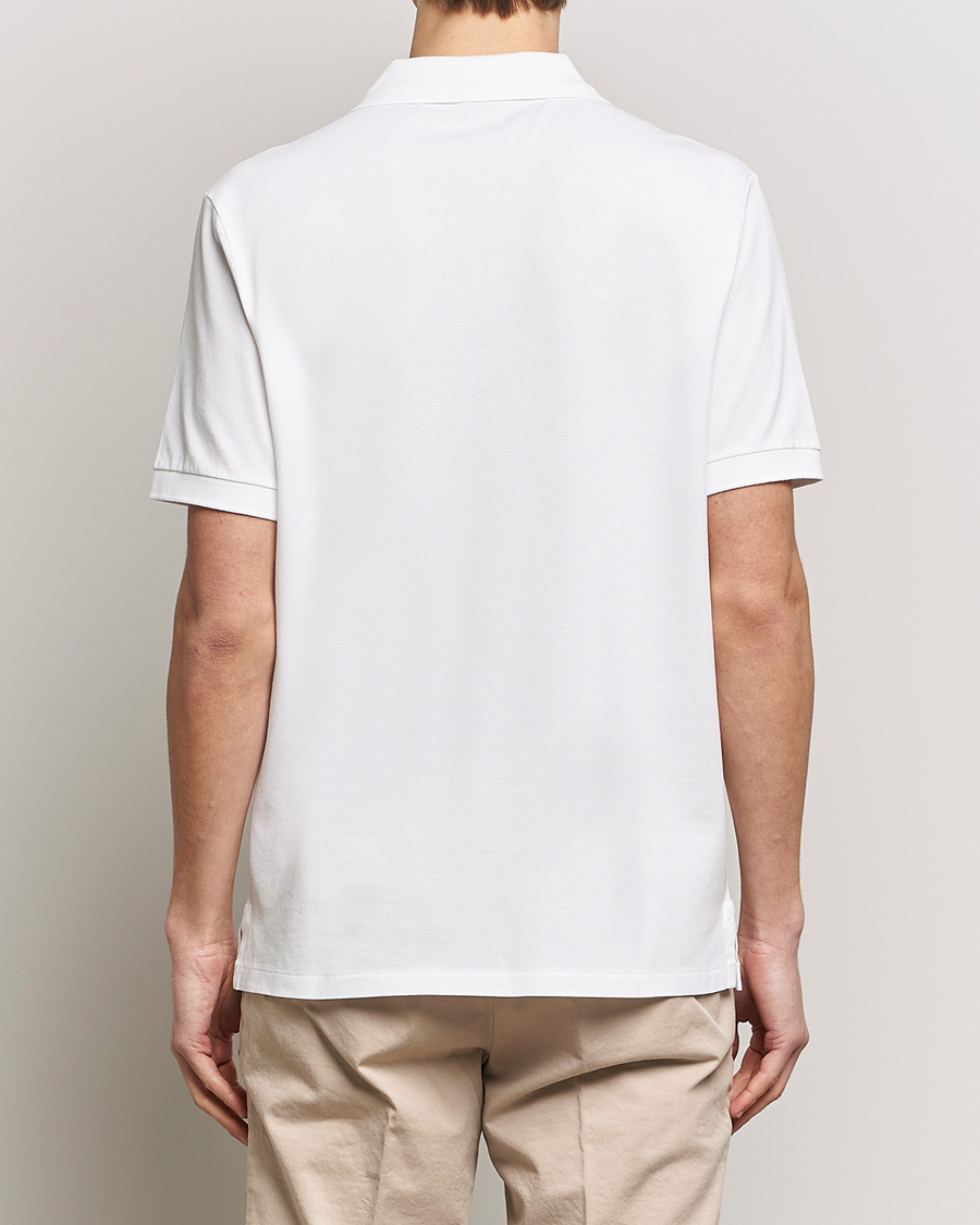 Herre | Polotrøjer | Polo Ralph Lauren | Classic Fit Open Collar Stretch Polo White