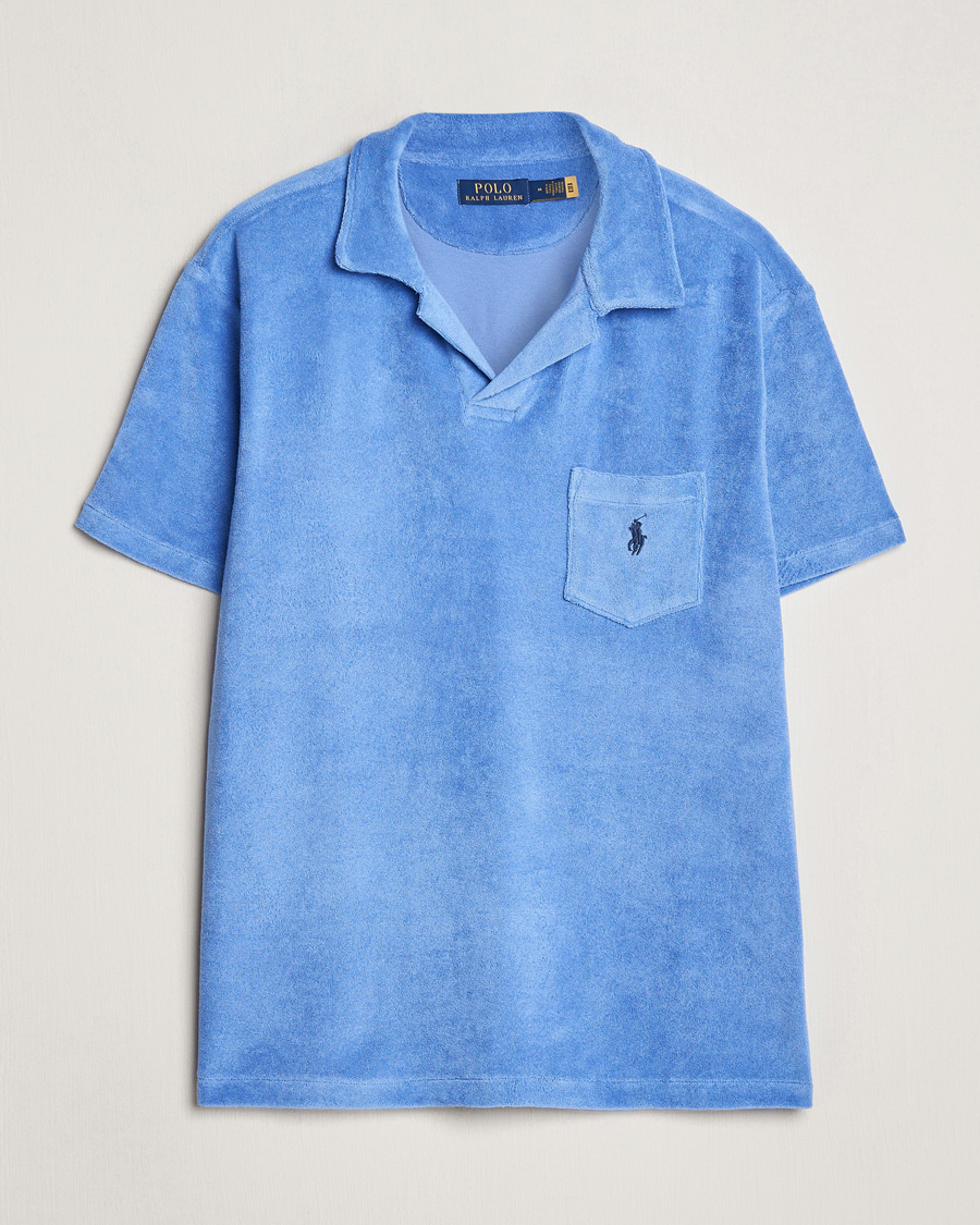 Herre | Polotrøjer | Polo Ralph Lauren | Cotton Terry Polo Harbor Island Blue
