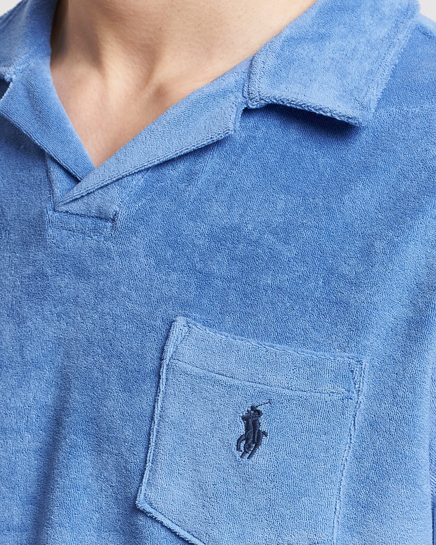 Herre | Polotrøjer | Polo Ralph Lauren | Cotton Terry Polo Harbor Island Blue