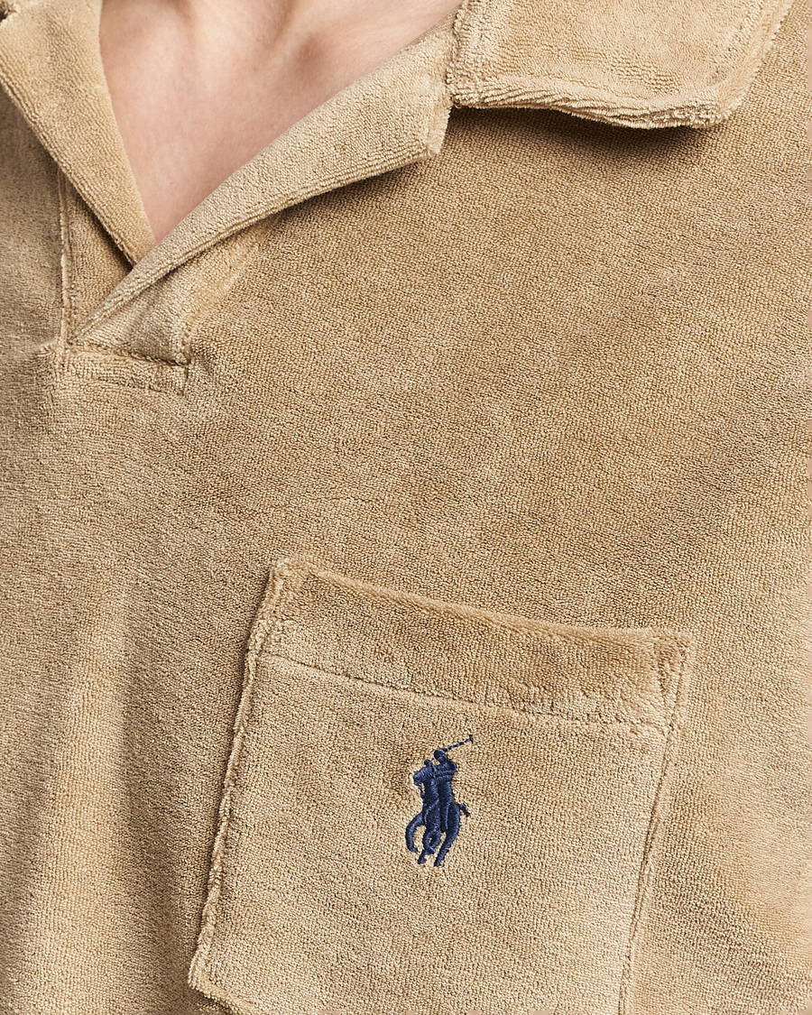 Herre | Polotrøjer | Polo Ralph Lauren | Cotton Terry Polo Coastal Beige