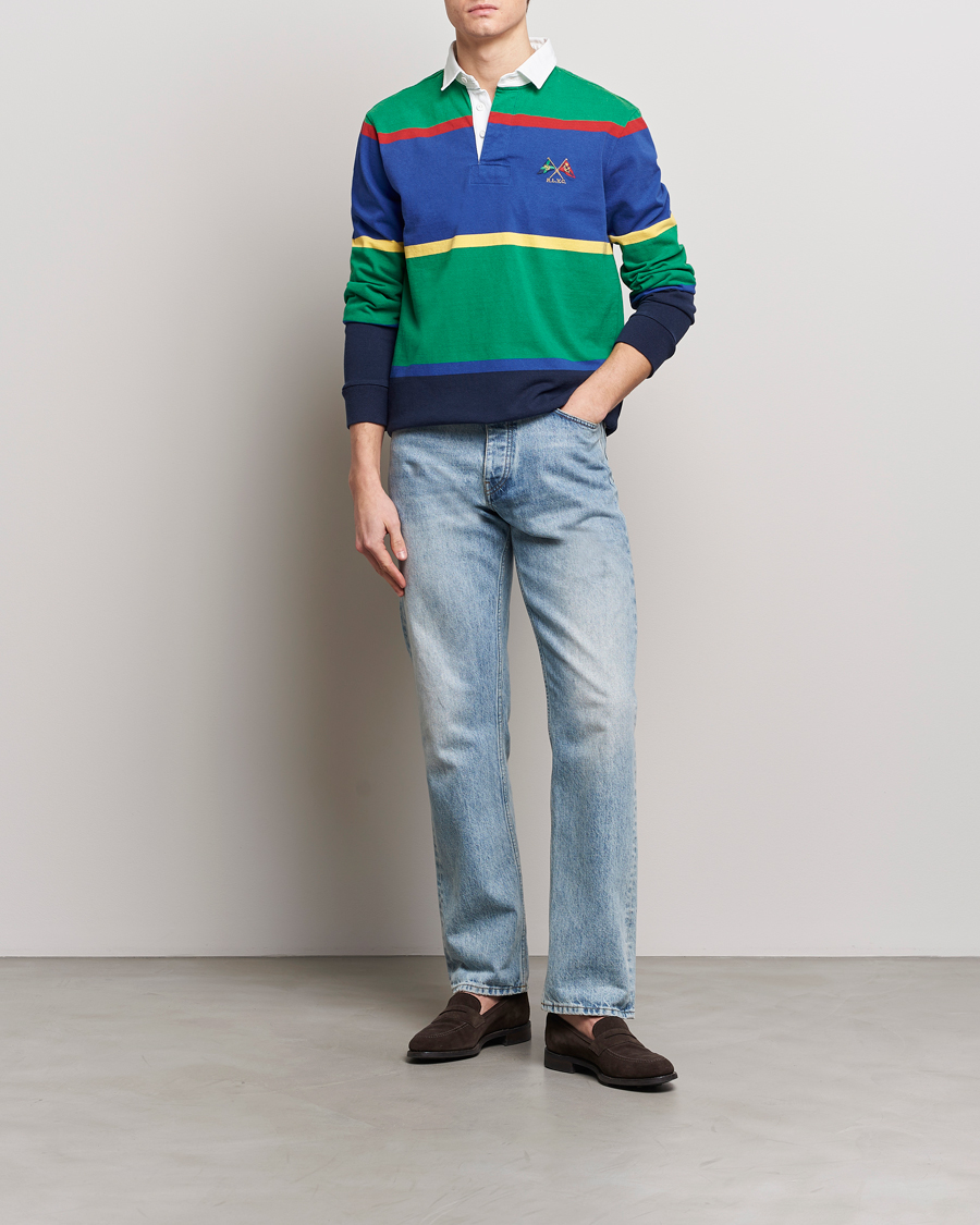 Herre | Trøjer | Polo Ralph Lauren | Striped Rugby Sweatshirt Multi