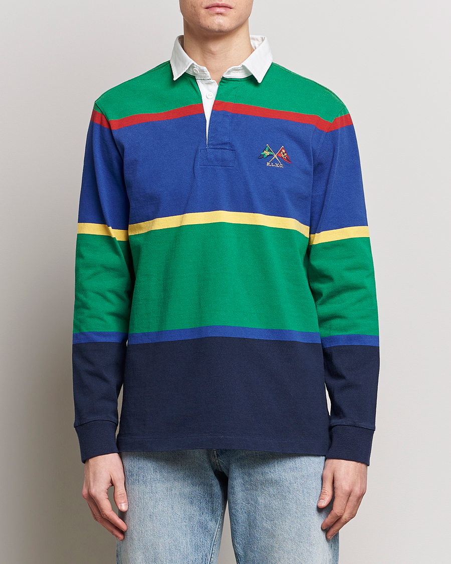 Herre | Trøjer | Polo Ralph Lauren | Striped Rugby Sweatshirt Multi