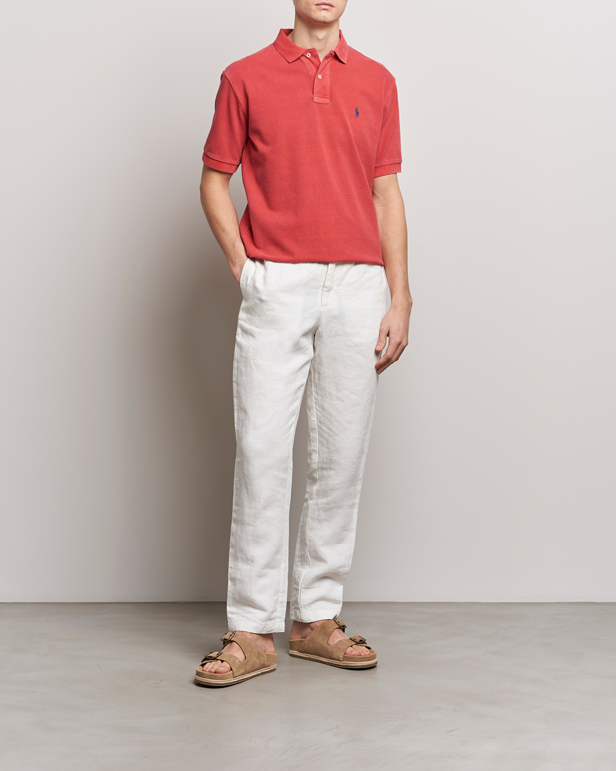 Herre | Polotrøjer | Polo Ralph Lauren | Heritage Mesh Polo Red