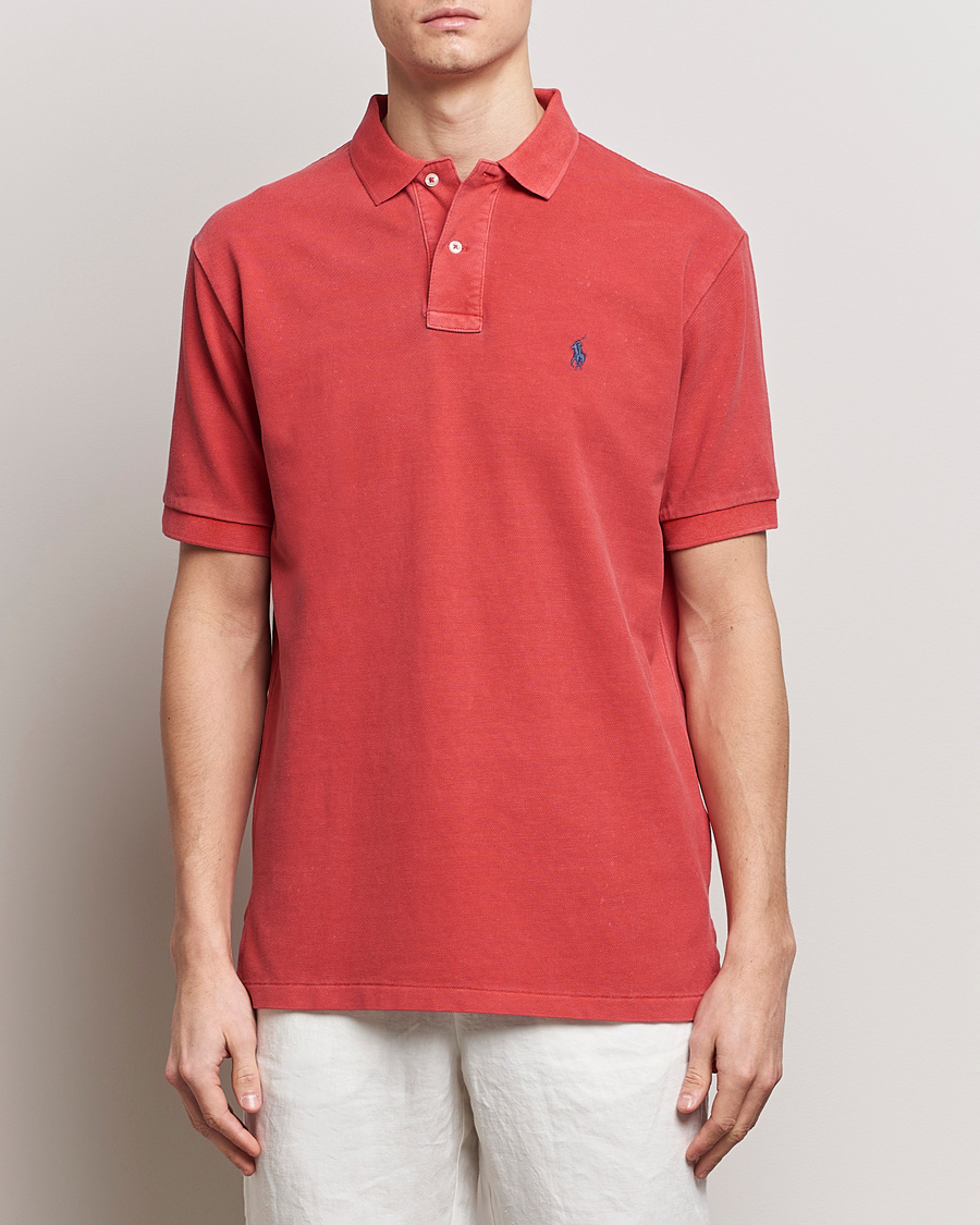 Herre | Kortærmede polotrøjer | Polo Ralph Lauren | Heritage Mesh Polo Red