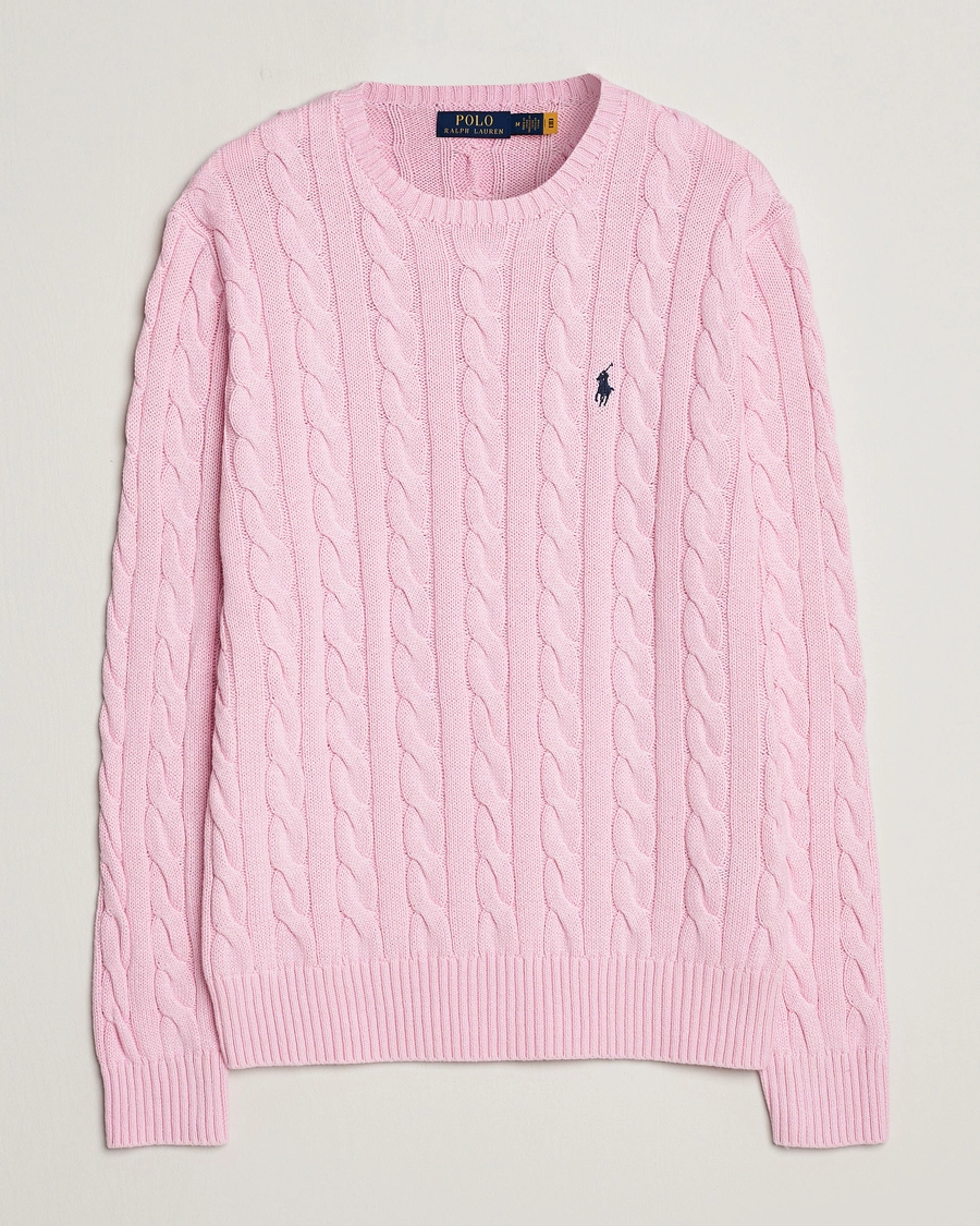 Herre |  | Polo Ralph Lauren | Cotton Cable Pullover Carmel Pink