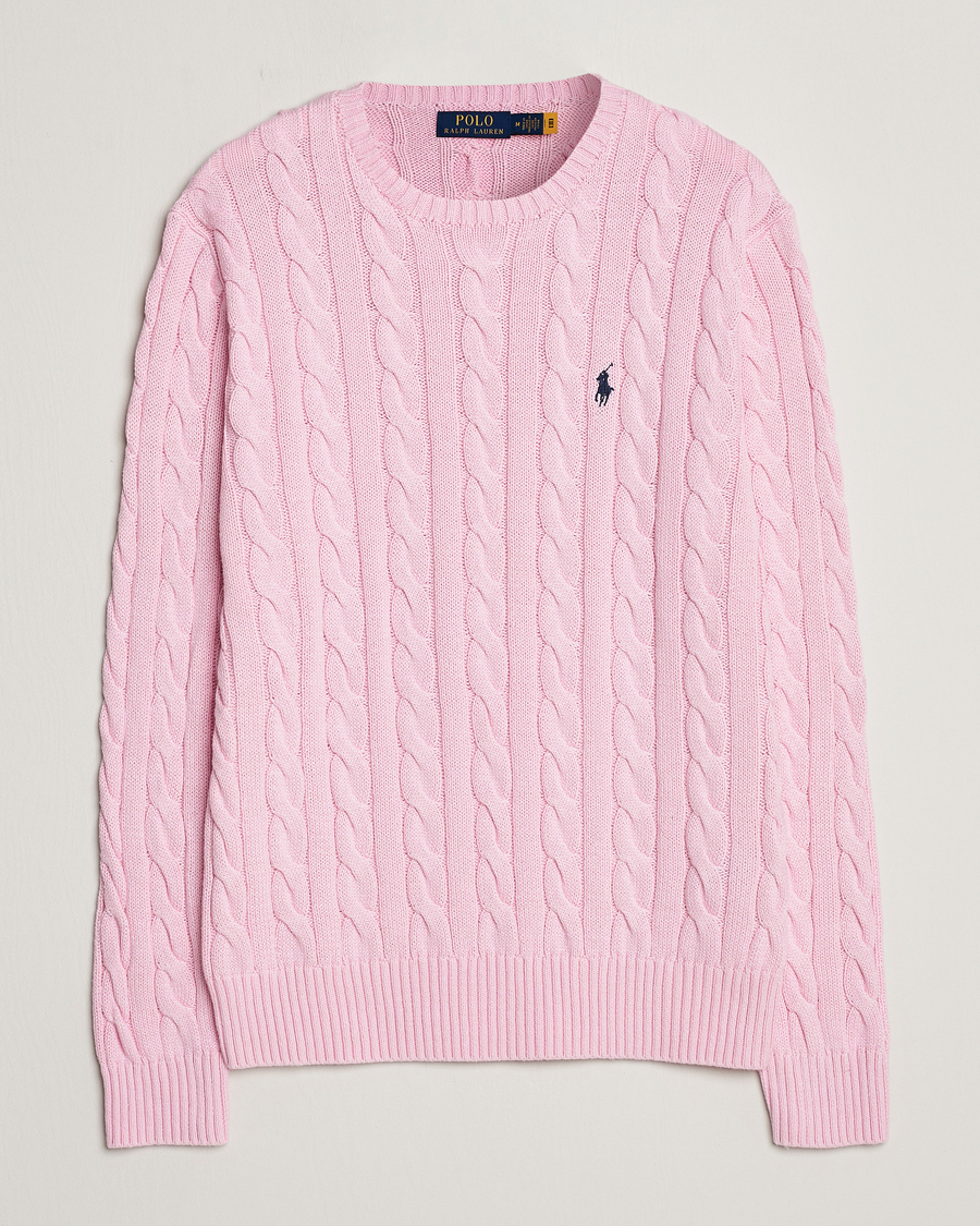 Herre |  | Polo Ralph Lauren | Cotton Cable Pullover Carmel Pink