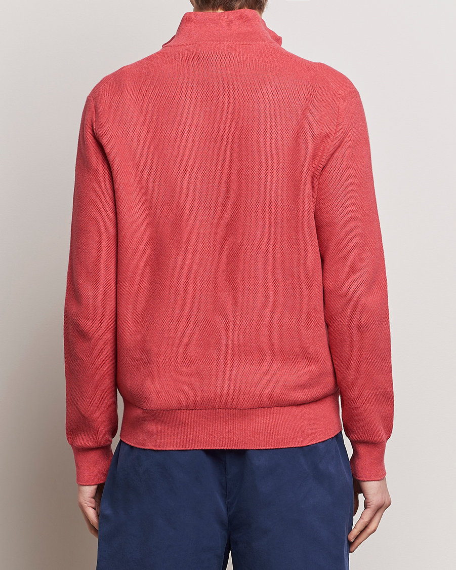 Herre | Trøjer | Polo Ralph Lauren | Textured Half Zip Nantucket Red Heather