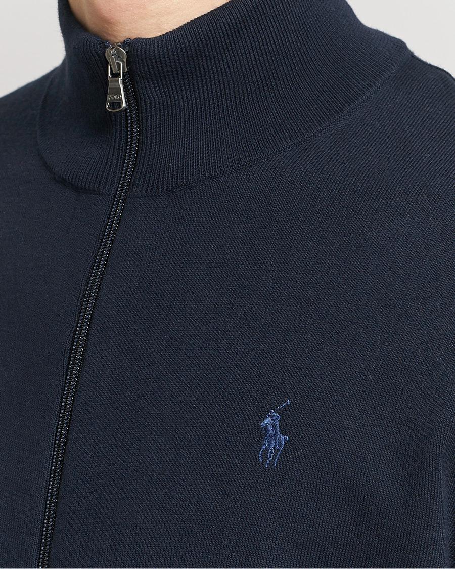 Herre | Trøjer | Polo Ralph Lauren | Cotton Full-Zip Hunter Navy