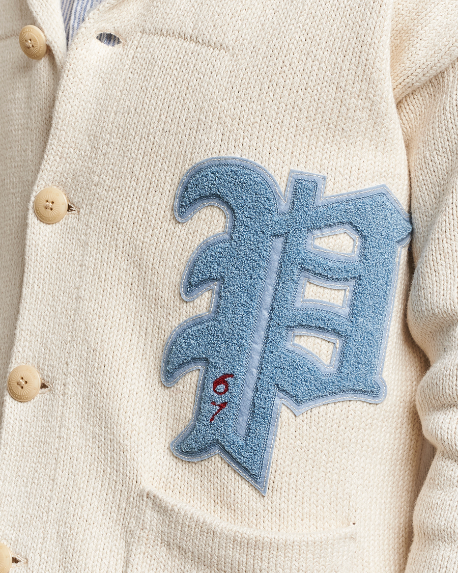 Herre | Trøjer | Polo Ralph Lauren | Cotton/Linen Shawl Collar Cardigan Andover Cream