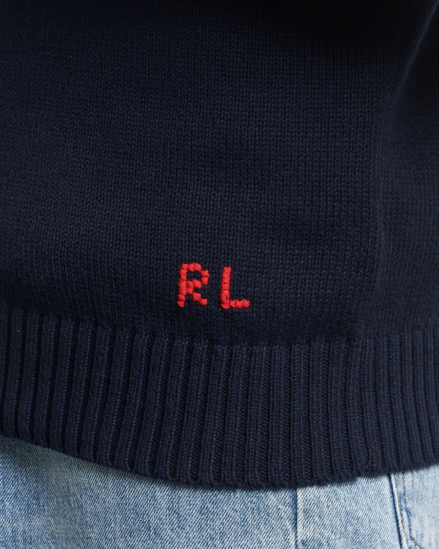 Herre | Trøjer | Polo Ralph Lauren | Knitted Bear Sweater Aviator Navy