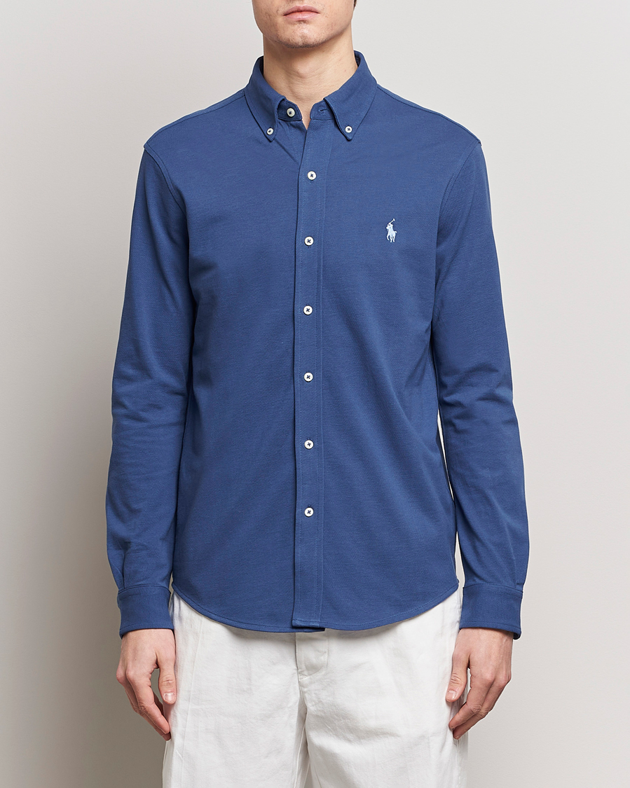 Herre | Casual | Polo Ralph Lauren | Featherweight Mesh Shirt Old Royal