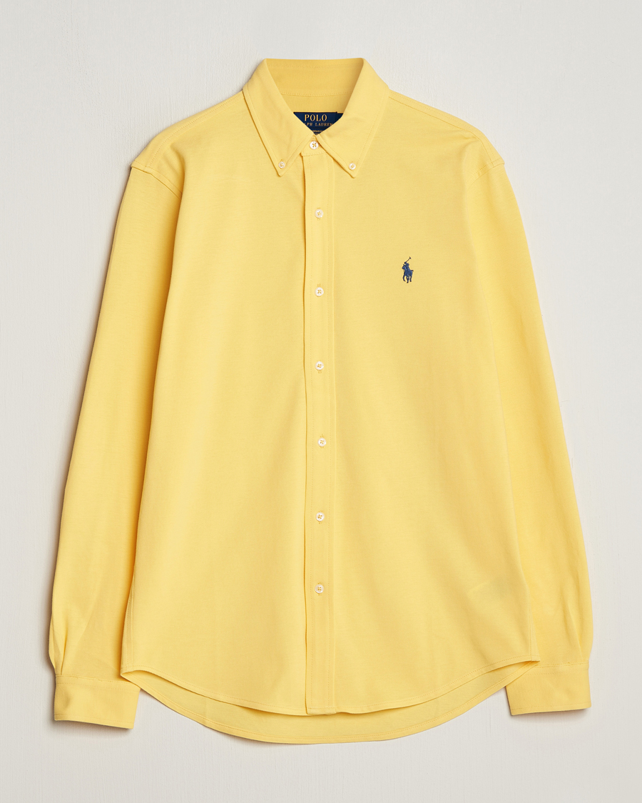Herre | Skjorter | Polo Ralph Lauren | Featherweight Mesh Shirt Oasis Yellow