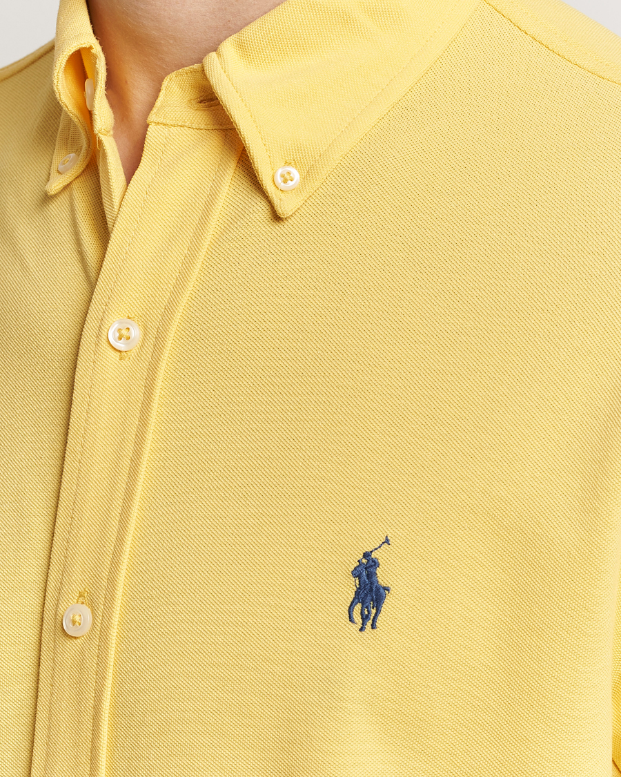 Herre | Skjorter | Polo Ralph Lauren | Featherweight Mesh Shirt Oasis Yellow